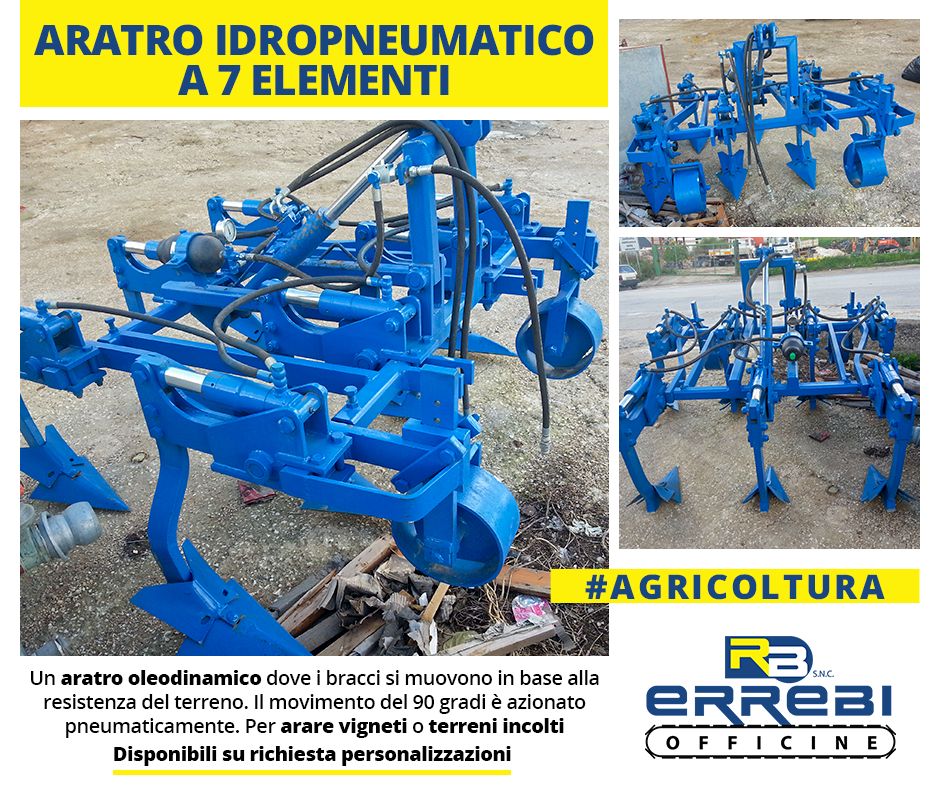 ARATRO IDROPNEUMATICO A 7 ELEMENTI