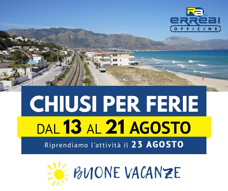 CHIUSURA FERIE ESTIVE