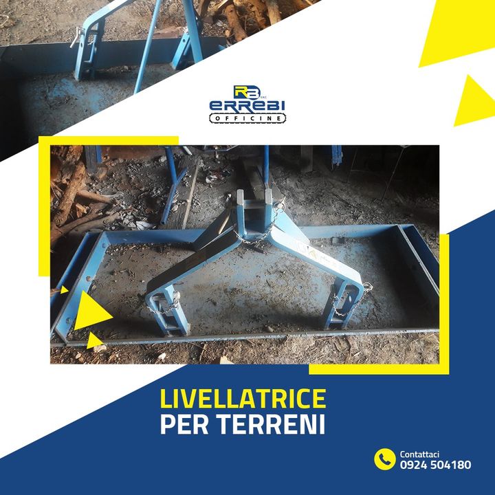 #Attrezzature  Livellatrice 👷🏻‍♂️🌿

Errebi Officine realizza un'ampia gamma di macchine